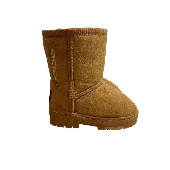 Bebe Toddler Girl's Brown Winter Boots Sz 5 - Picture 3 of 9